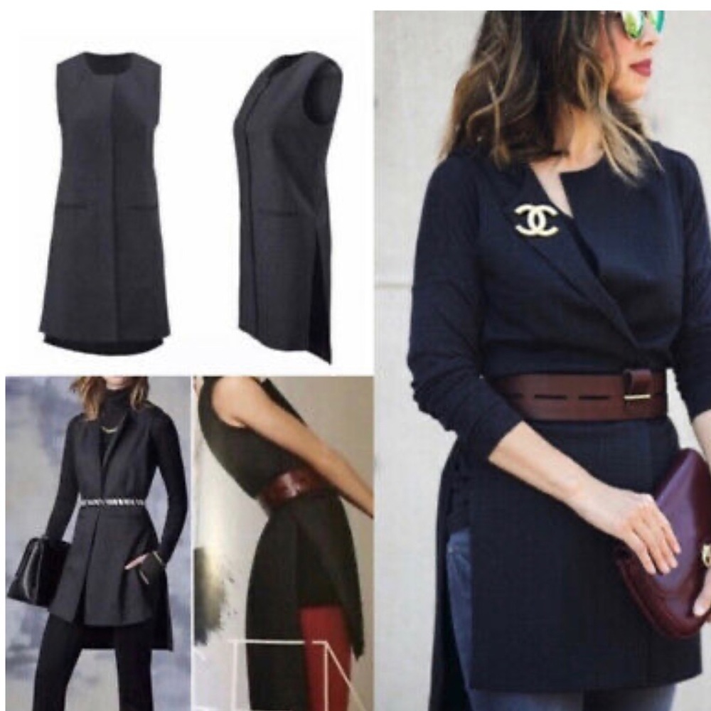 CAbi Black Sleeveless Vest